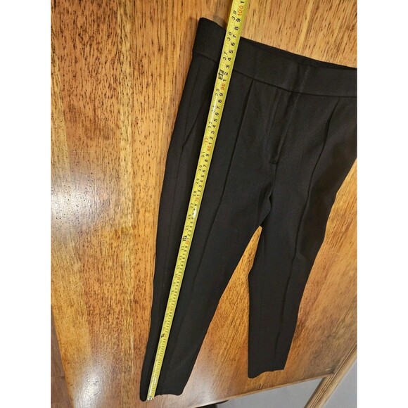 J.Crew Womens Skinny Trouser Pant Italian Ponte 4T Black HighRise Mario Bellucci - Picture 6 of 12